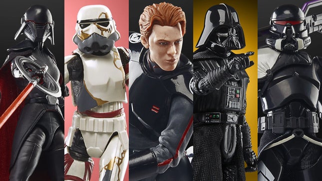 Imagen para el artículo titulado Los nuevos juguetes de Star Wars de Hasbro adoptan el lado oscuro